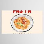 Pasta Lover Club - Italian Spaghetti Illustration Tablecloth Gallery Image 2