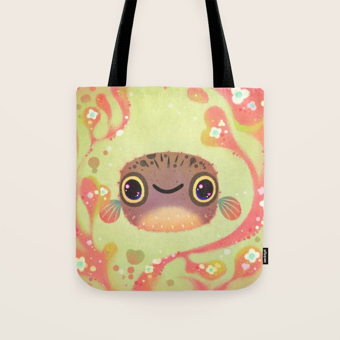Smiling puffer Tote Bag Gallery Image 1