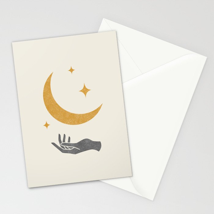 Moonlight Hand Stationery Card Gallery Image 2