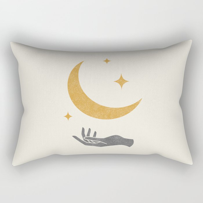 Moonlight Hand Rectangular Pillow Gallery Image 1