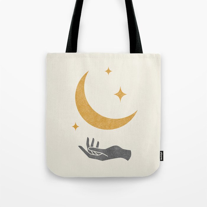 Moonlight Hand Tote Bag Gallery Image 1