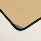 Rose Stem with Dusty Blue Leaves Desk Mat Gallery Image 4
