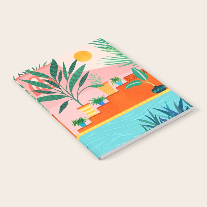 Costa Rica Poolside Landscape Notebook Gallery Image 1