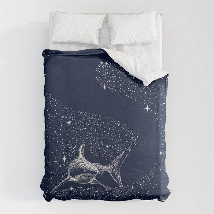 Starry Shark Duvet Cover Gallery Image 1