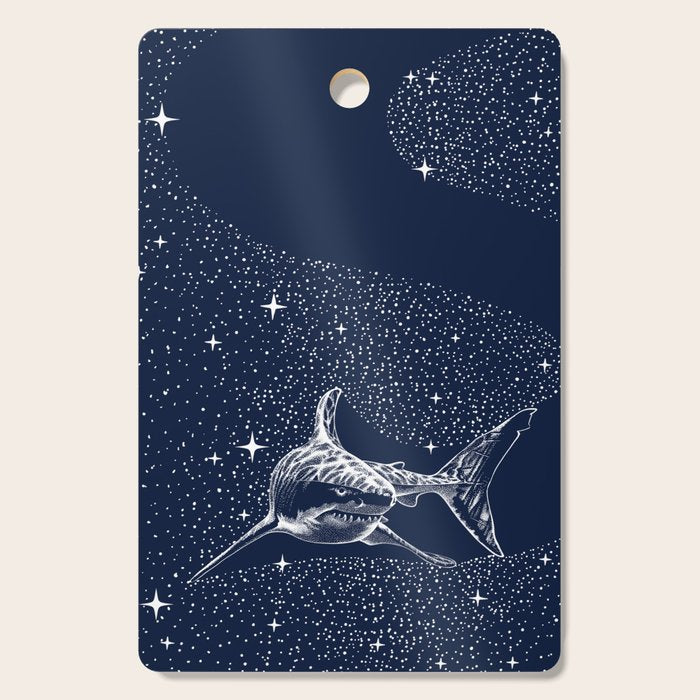 Starry Shark Cutting Board Gallery Image 1