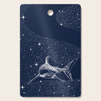 Starry Shark Cutting Board Gallery Image 1