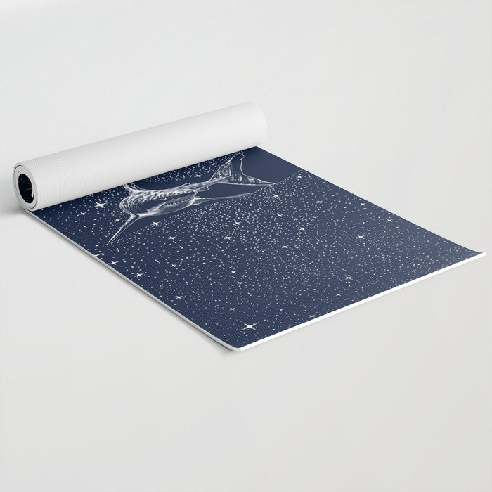 Starry Shark Yoga Mat Gallery Image 2