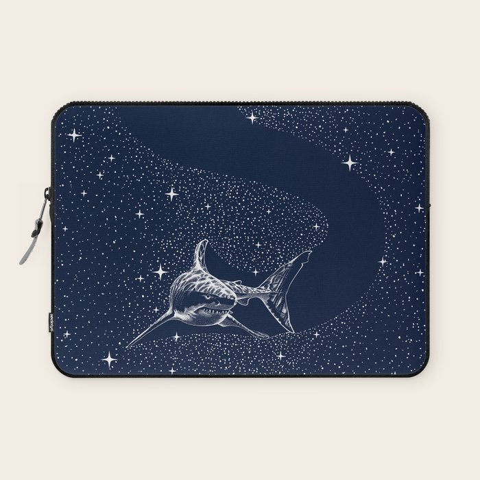 Starry Shark Laptop Sleeve Gallery Image 1