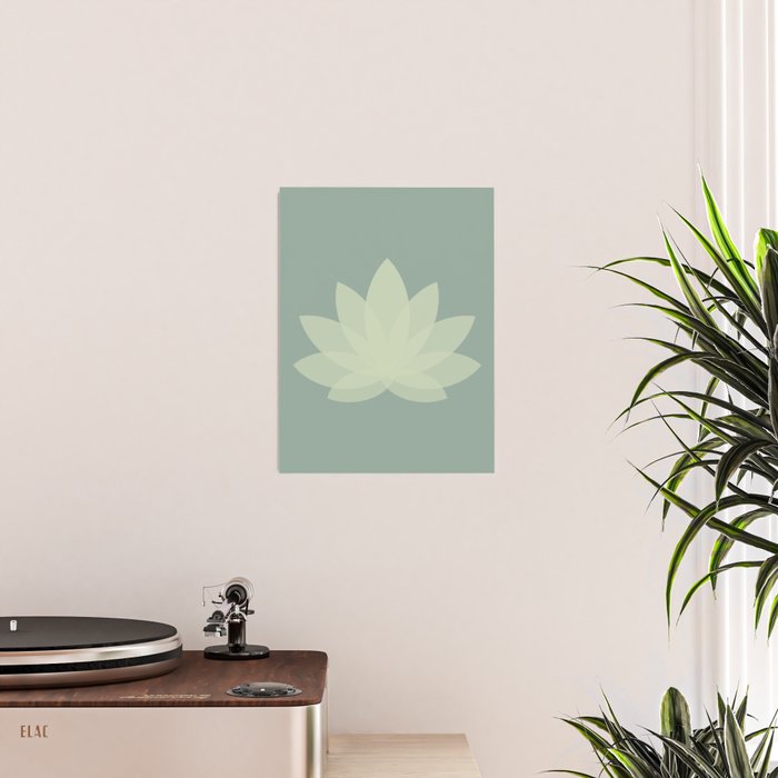 Lotus Flower Minimalism XIV Poster Gallery Image 2
