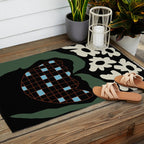 Floral fun night Outdoor Rug Gallery Image 2