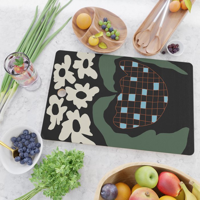 Floral fun night Cutting Board Gallery Image 2