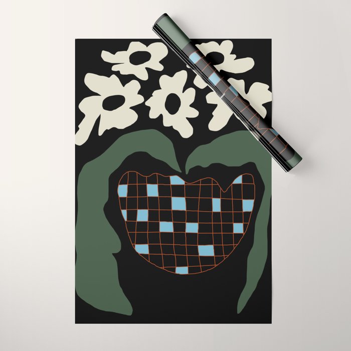 Floral fun night Wrapping Paper Gallery Image 1