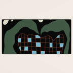Floral fun night Desk Mat Gallery Image 3