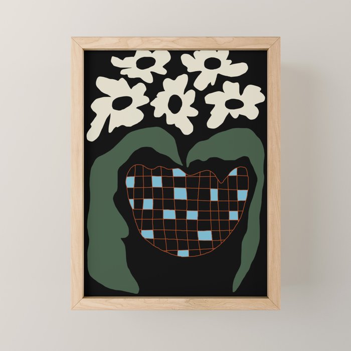 Floral fun night Mini Art Print Gallery Image 1