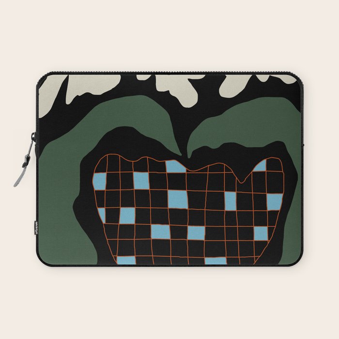 Floral fun night Laptop Sleeve Gallery Image 1