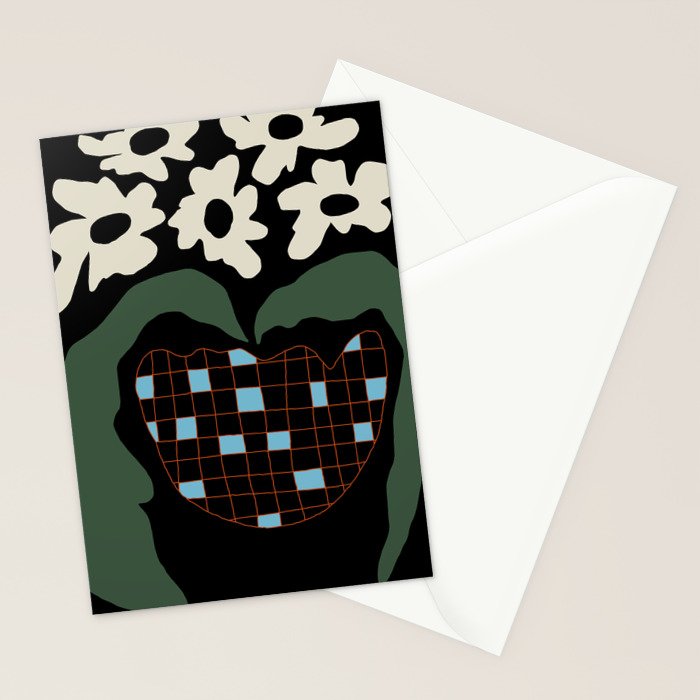 Floral fun night Stationery Card Gallery Image 2