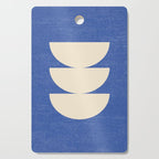 Half Circle 3 - Blue Texture Cutting Board Gallery Image 1