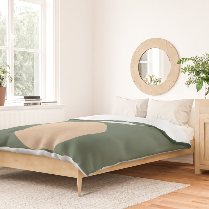 Three Shapes #3 Duvet Cover Gallery Image 2
