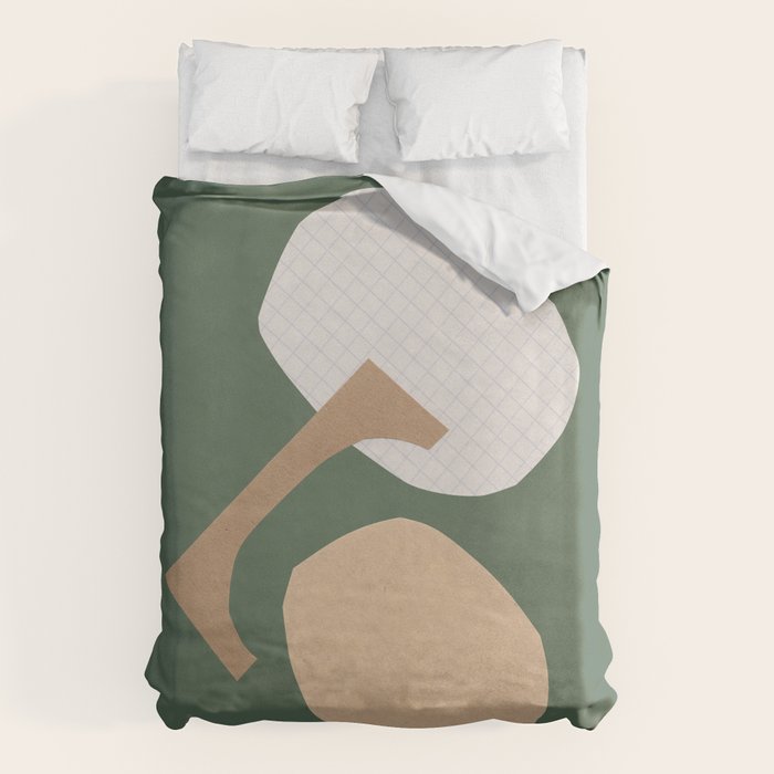 Three Shapes #3 Duvet Cover Gallery Image 6