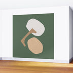 Three Shapes #3 Wall Mural Gallery Image 2