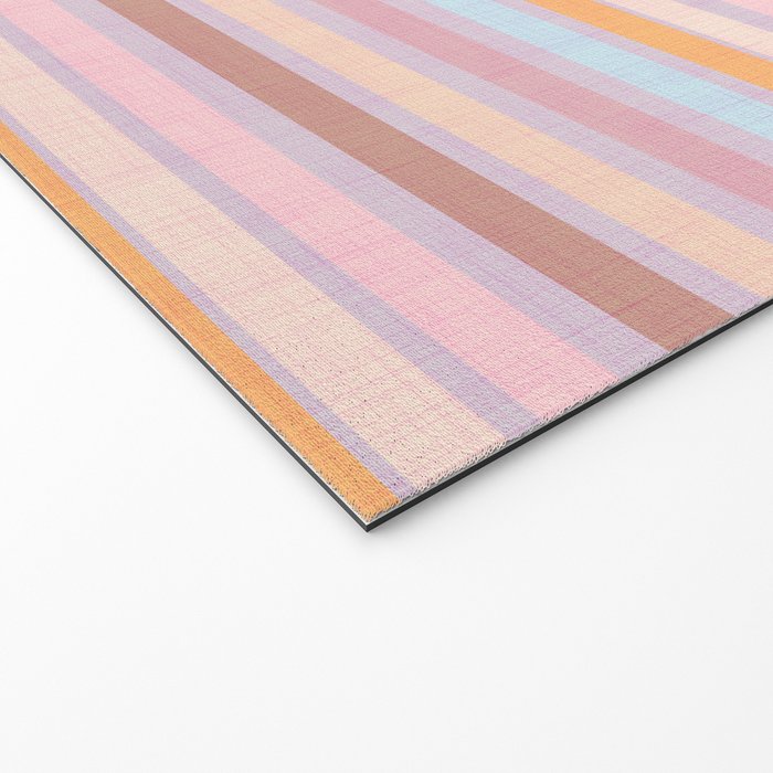 Pastello Stripes Welcome Mat Gallery Image 2