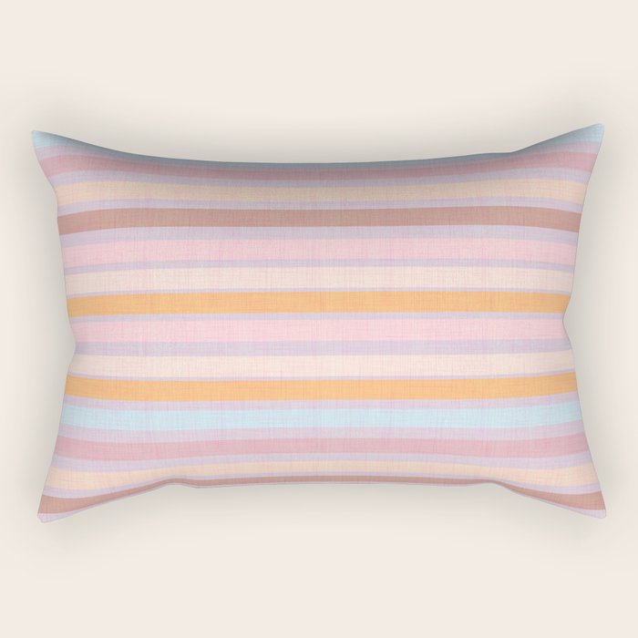 Pastello Stripes Rectangular Pillow Gallery Image 1