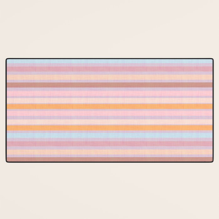 Pastello Stripes Desk Mat Gallery Image 3
