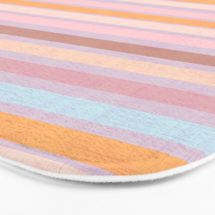 Pastello Stripes Bath Mat Gallery Image 3