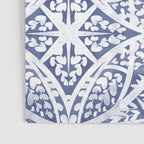 Leaves indigo fantasy tiled 4 Poster Gallery Image 3