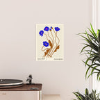 Flower Market, Madrid, blue boho bouquet Poster Gallery Image 2