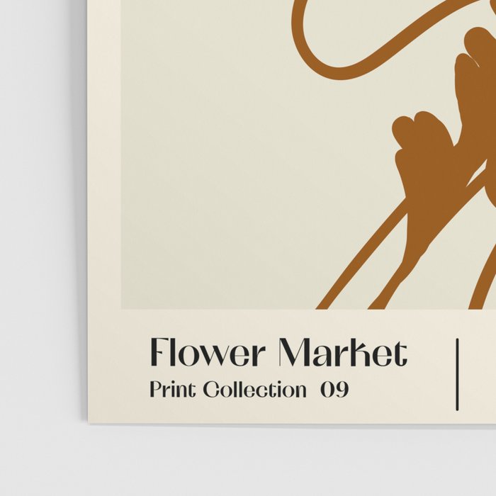 Flower Market, Madrid, blue boho bouquet Poster Gallery Image 3