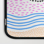 Abstract hand drawn shapes doodle pattern Laptop Sleeve Gallery Image 3