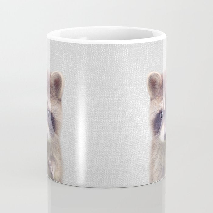Raccoon - Colorful Coffee Mug Gallery Image 4