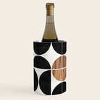 Mid-Century Modern Pattern No.1 - Concrete and Wood Wine Chiller Gallery Image 2