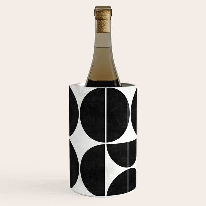 Mid-Century Modern Pattern No.1 - Concrete and Wood Wine Chiller Gallery Image 3