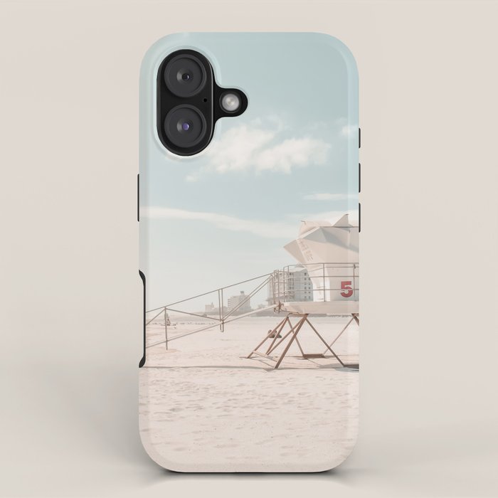 Lifeguard Tower California Beach iPhone Case Gallery Image 1