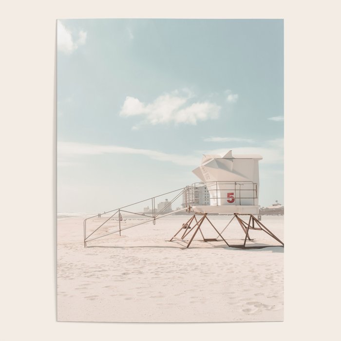 Lifeguard Tower California Beach Poster Gallery Image 4