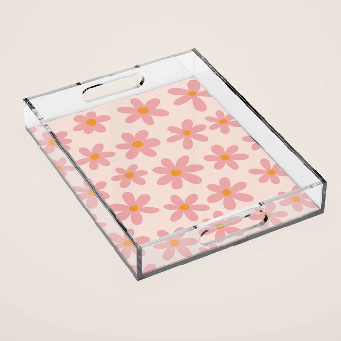 Summer Flowers I Acrylic Tray Gallery Image 1