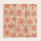 Summer Flowers I Wood Wall Art Gallery Image 1