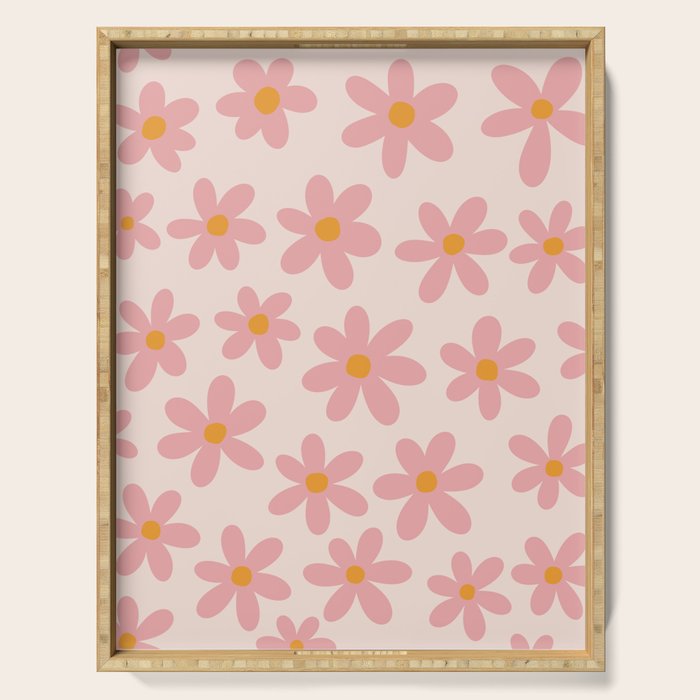Summer Flowers I Serving Tray Gallery Image 1