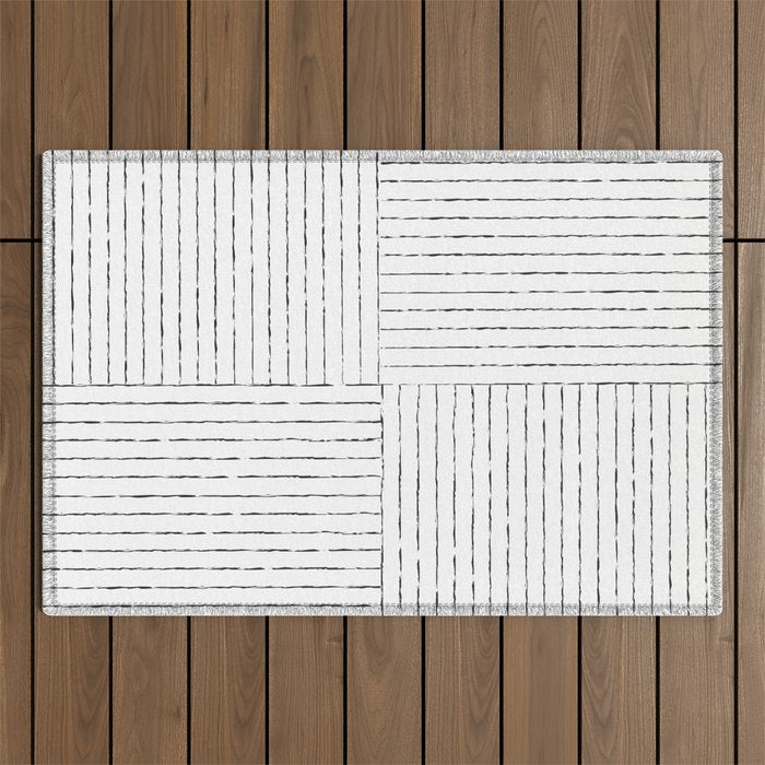 Lines III Outdoor Rug Gallery Image 1