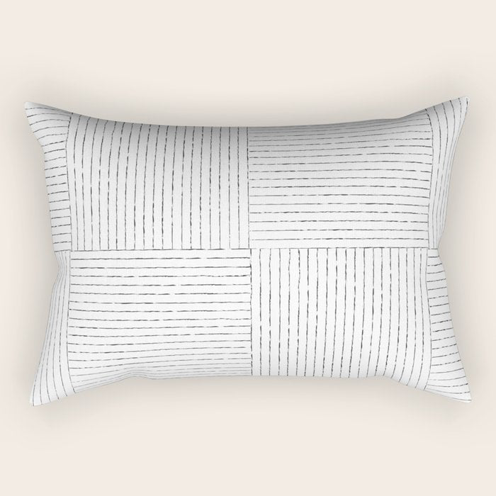 Lines III Rectangular Pillow Gallery Image 1