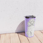 Fashionable white poodle Travel Mug Gallery Image 4