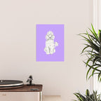 Fashionable white poodle Poster Gallery Image 2