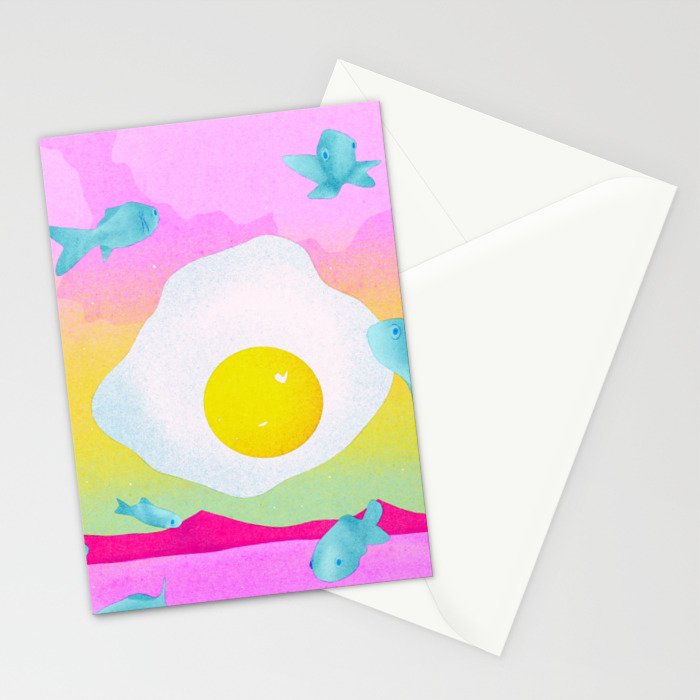 Fish Eggs Stationery Card Gallery Image 2