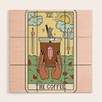 COFFEE READING UPDATED (DARK) Wood Wall Art Gallery Image 1