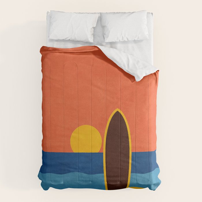 LANDSHAPES - Beach - sunset Comforter Gallery Image 6