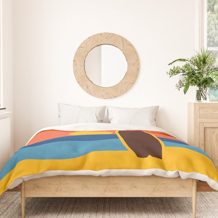 LANDSHAPES - Beach - sunset Duvet Cover Gallery Image 3