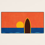 LANDSHAPES - Beach - sunset Desk Mat Gallery Image 3
