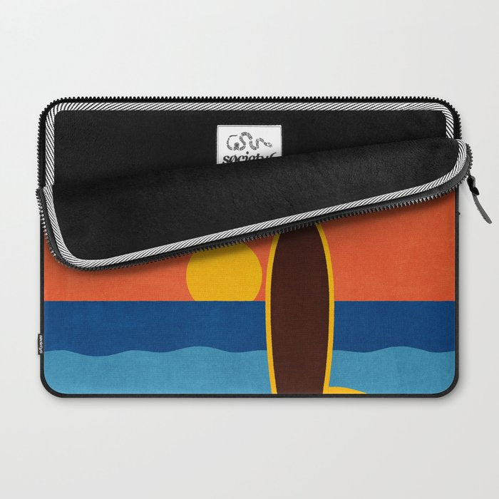 LANDSHAPES - Beach - sunset Laptop Sleeve Gallery Image 2